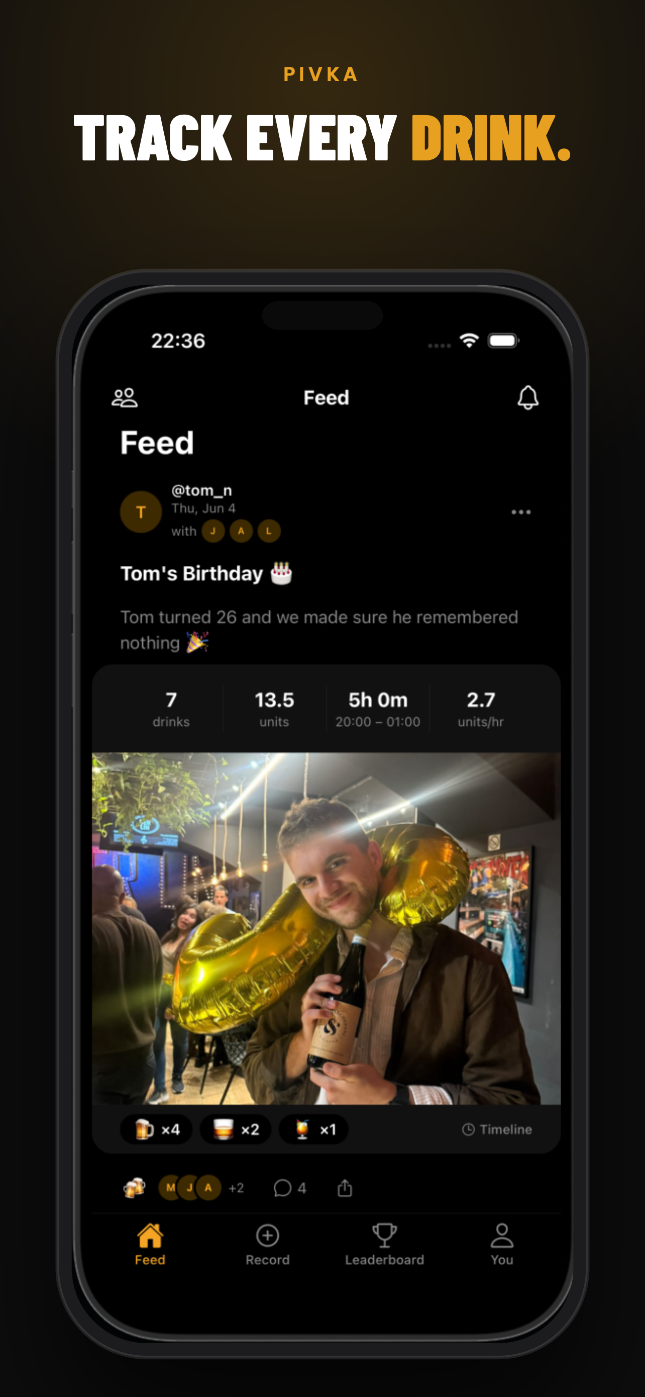 Activity feed