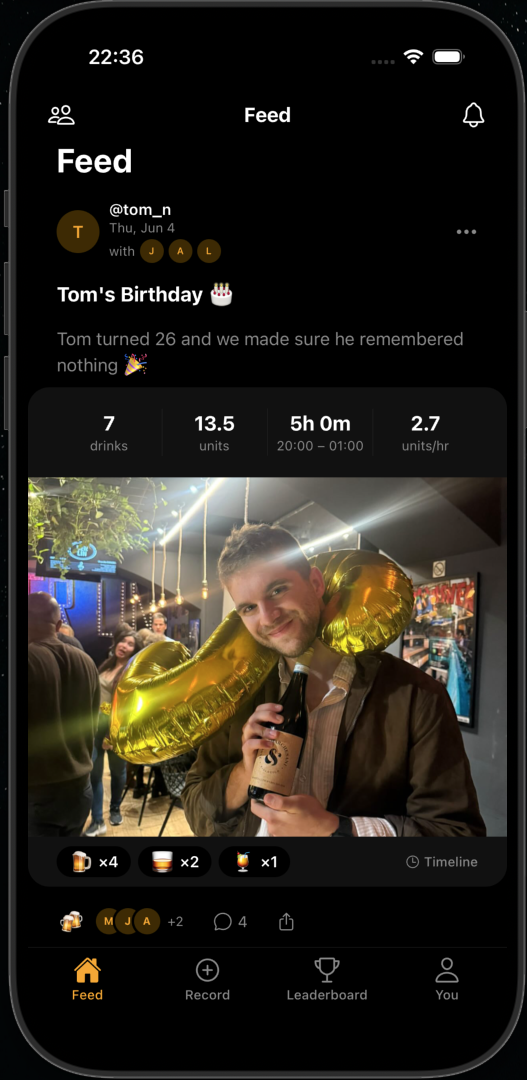 Activity feed