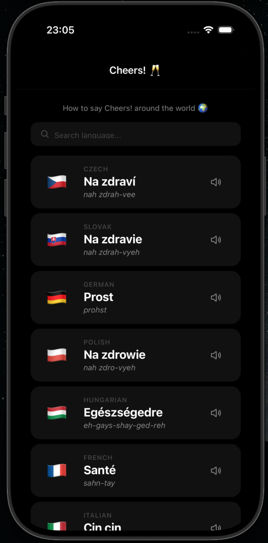 Say cheers in 21 languages